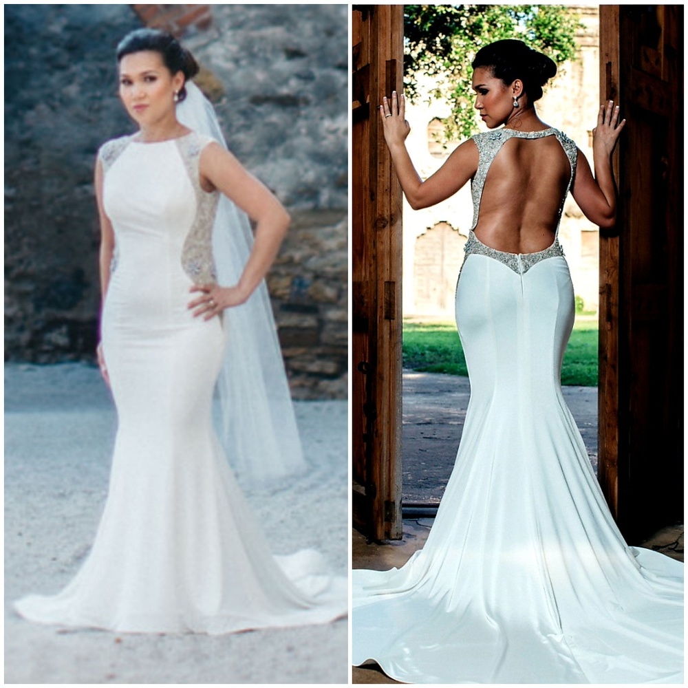 Over 50% OFF Simone Carvalli Wedding Gown